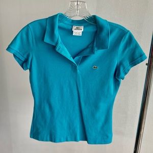 Lacoste blue polo, size 38